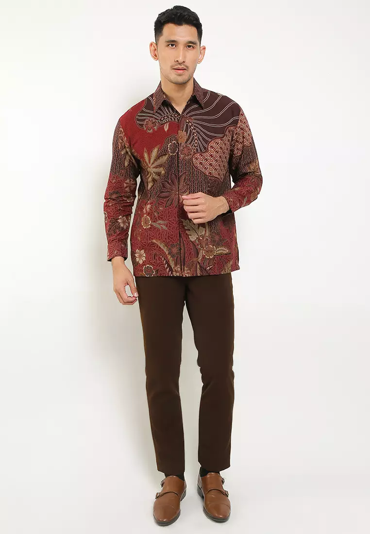 BATIK TALENTA EXCLUSIVE Lengan panjang motif MAWAR BELIT 02