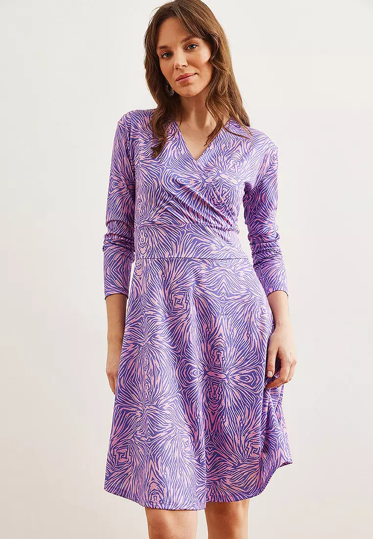 Double-Breasted Knitted Dress