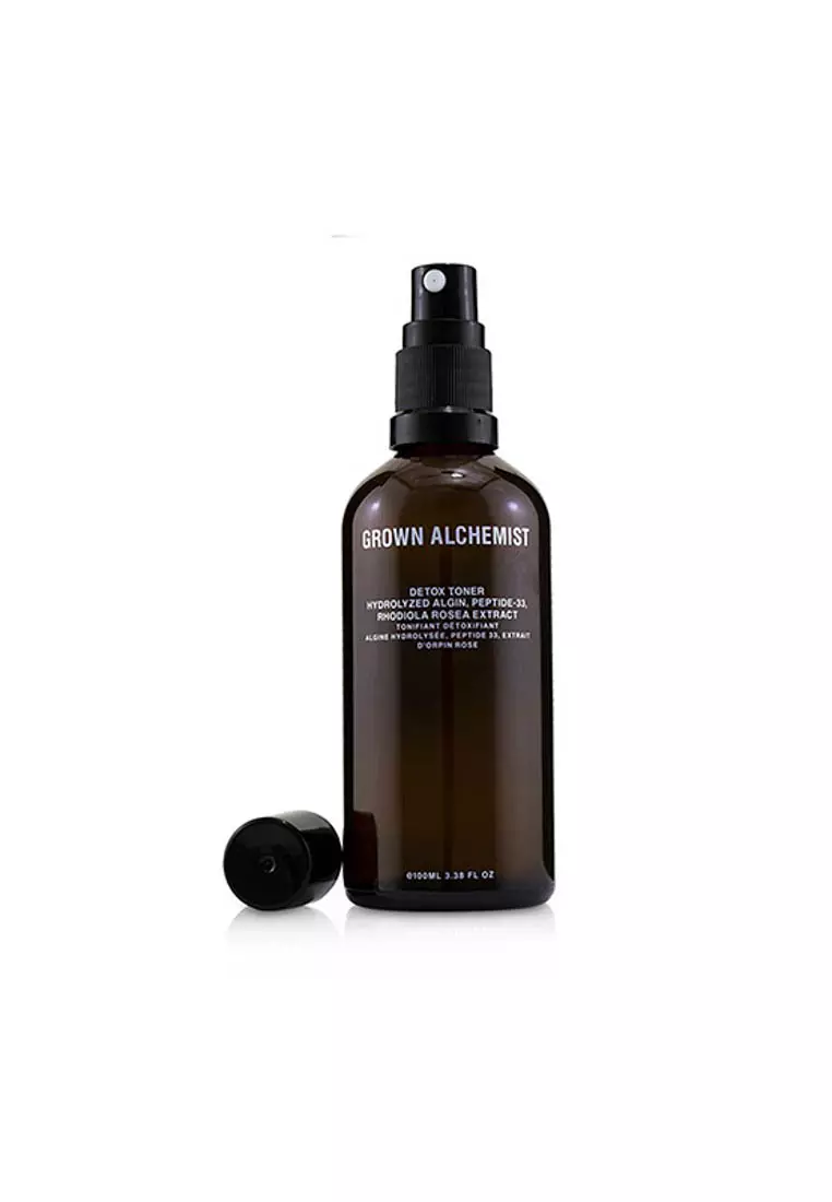 Grown Alchemist - Detox Toner - Hydrolyzed Algin, Peptide-33 & Rhodiola Rosea Extract 100ml/3.38oz