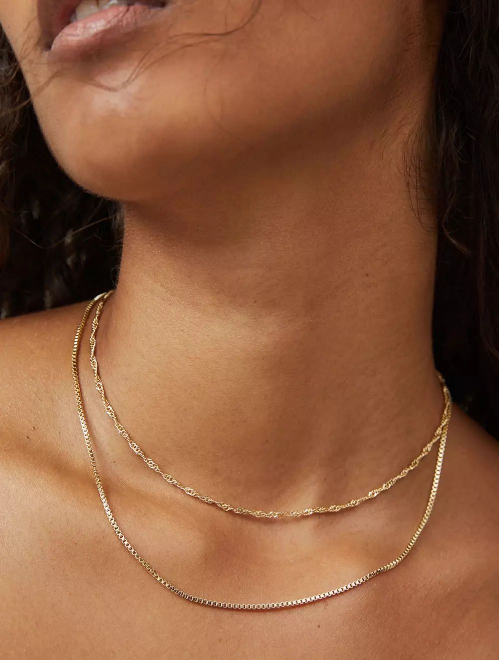 RUBI - JEWELLERY - 2PK FINE CHAIN NECKLACE