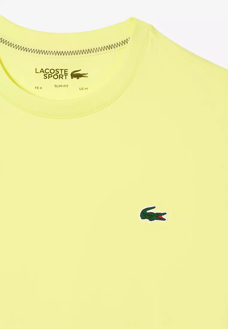 Buy Lacoste Men’s LacSport Slim Fit Stretch Jersey T-shirt 2023 Online ...