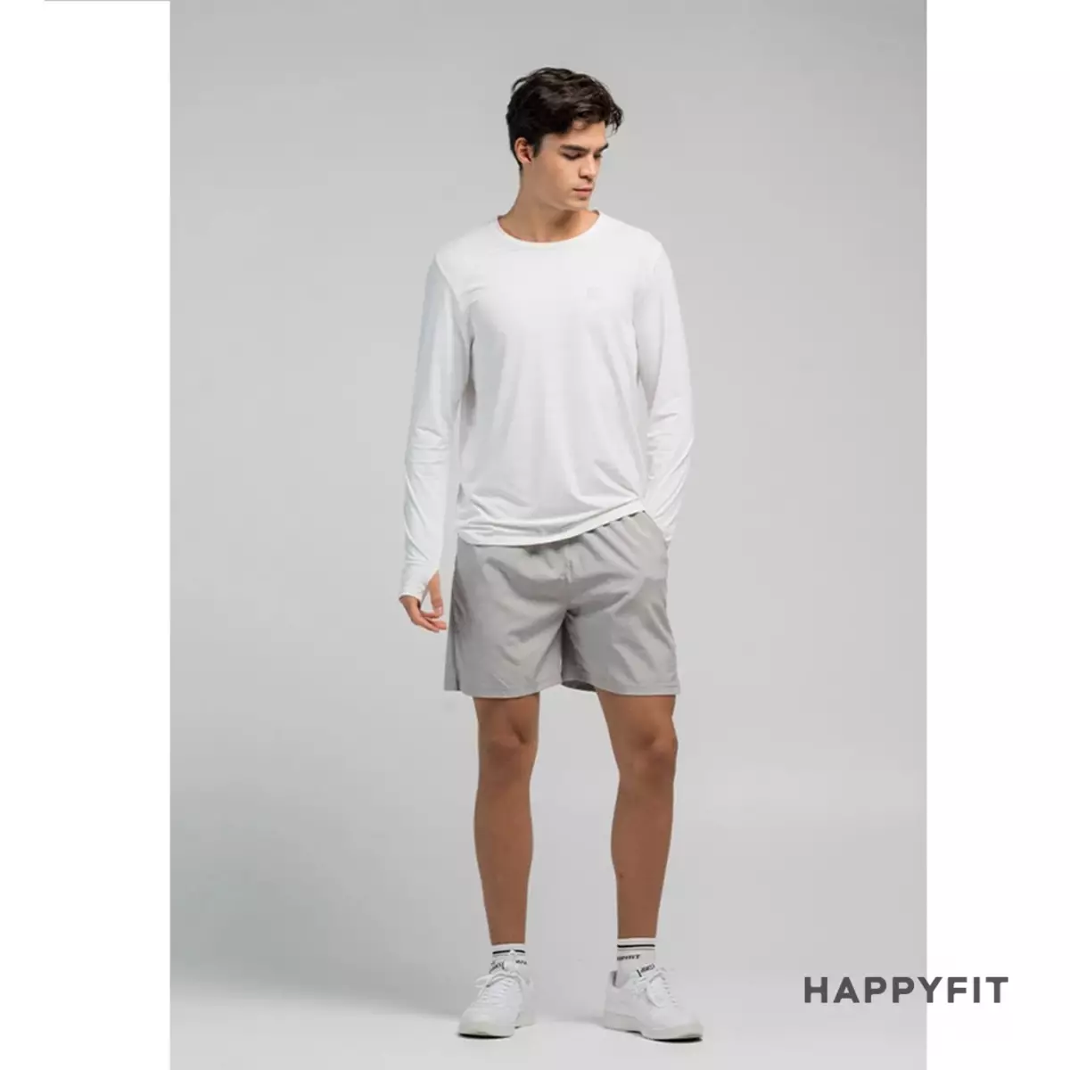 HAPPYFIT Shirt Long Sleeve Airy White