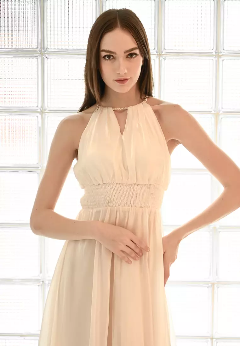 链条晚宴裙