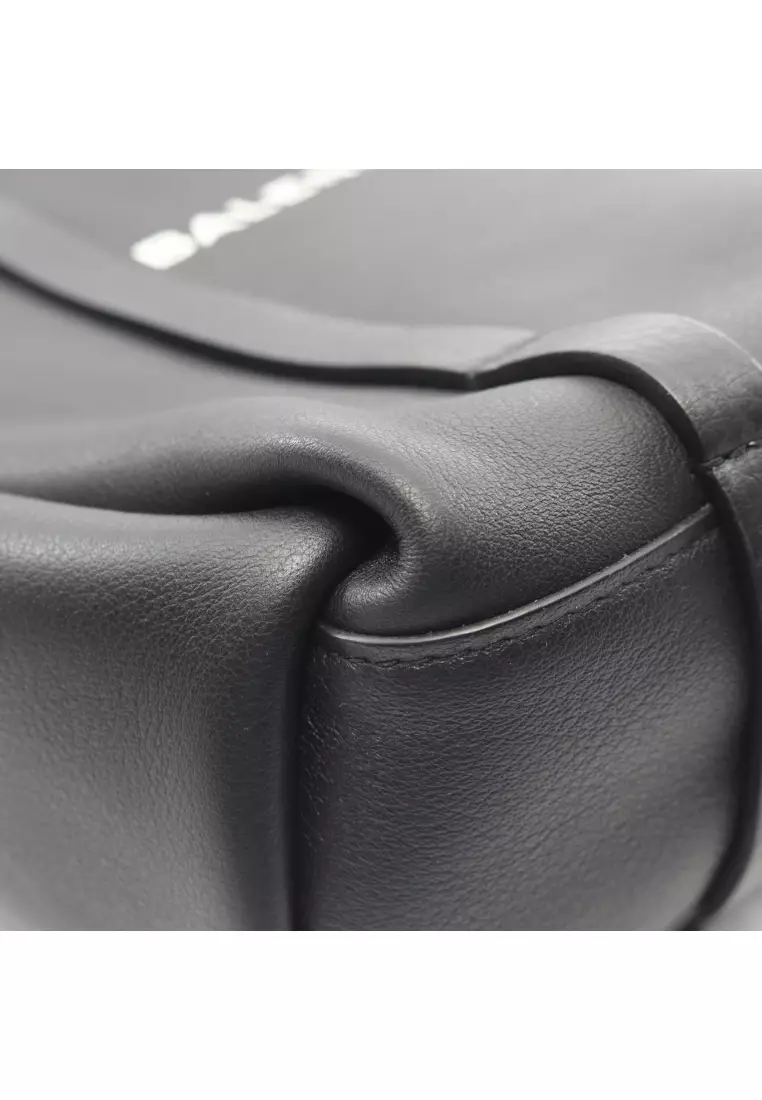 Pre-Loved BALENCIAGA Everyday tote XS Handbag tote bag leather black 2WAY