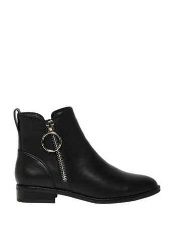 ONLY black Bobby PU Zip Boots 03479SH34C4038GS_1