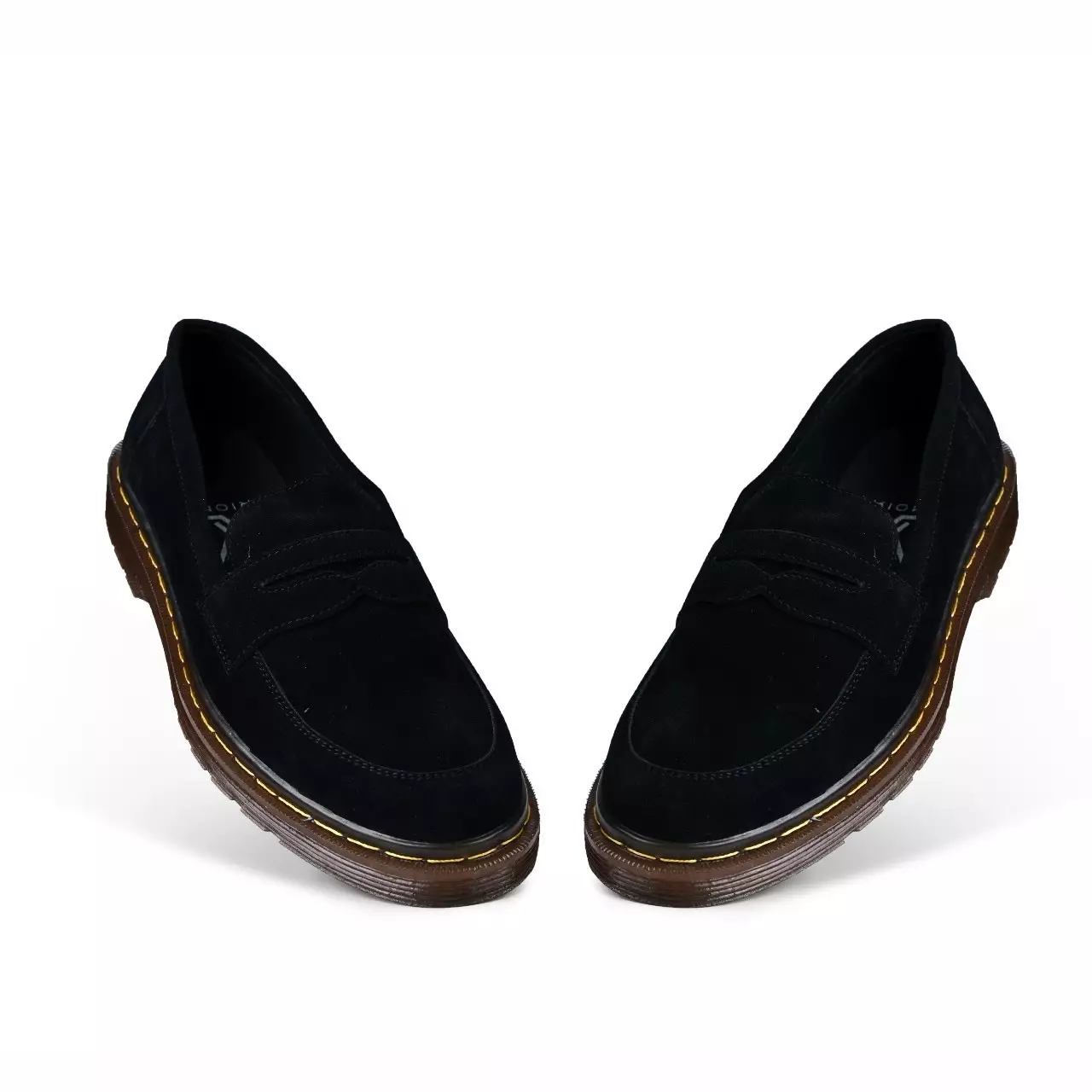 Country Boots Xavi - Sepatu Slip On Suede Formal Hitam