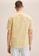 MANGO Man yellow Cotton Seersucker Shirt A32DEAA156E836GS_2