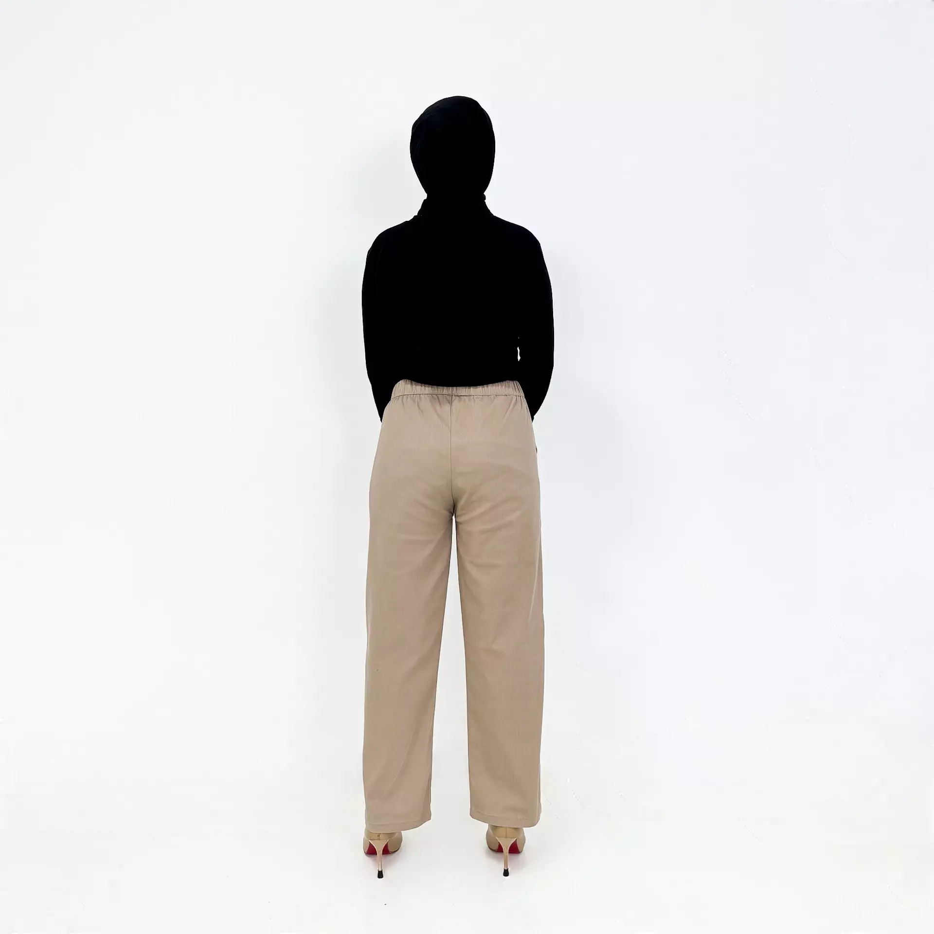 Emy Basic Korean Pants - Celana Panjang Wanita Polos COKLAT