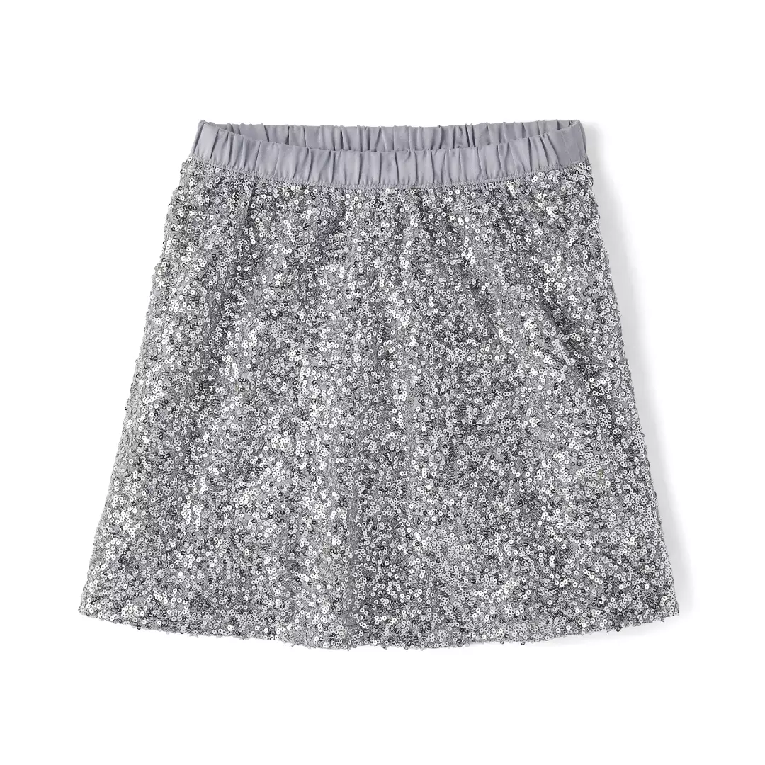 Girls Sequin Skirt - Rok Anak Perempuan (Abu)