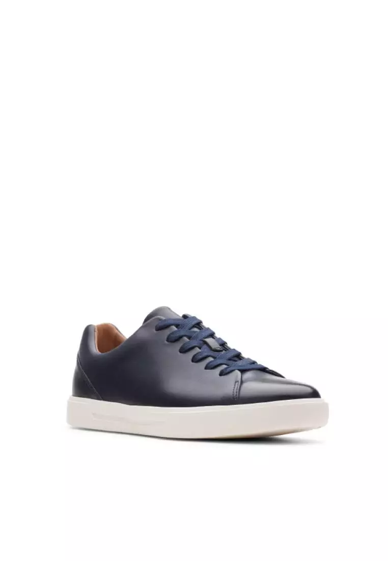 Men's Un Costa Lace Navy Leather