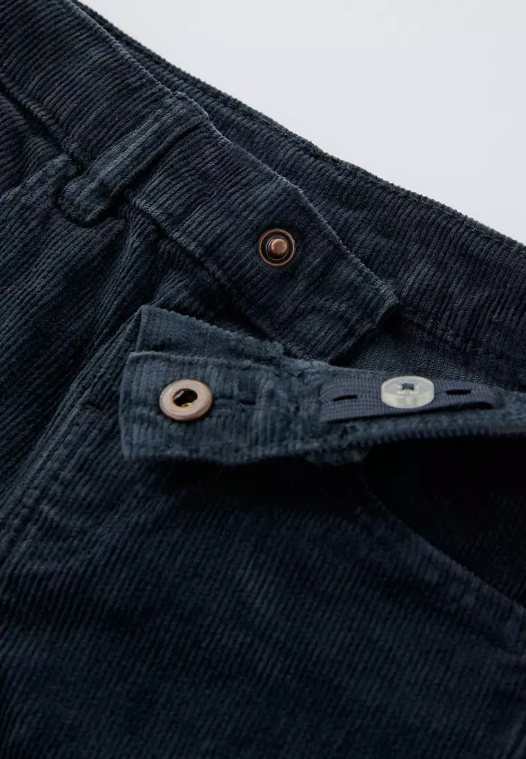 Slim Fit Corduroy Pants