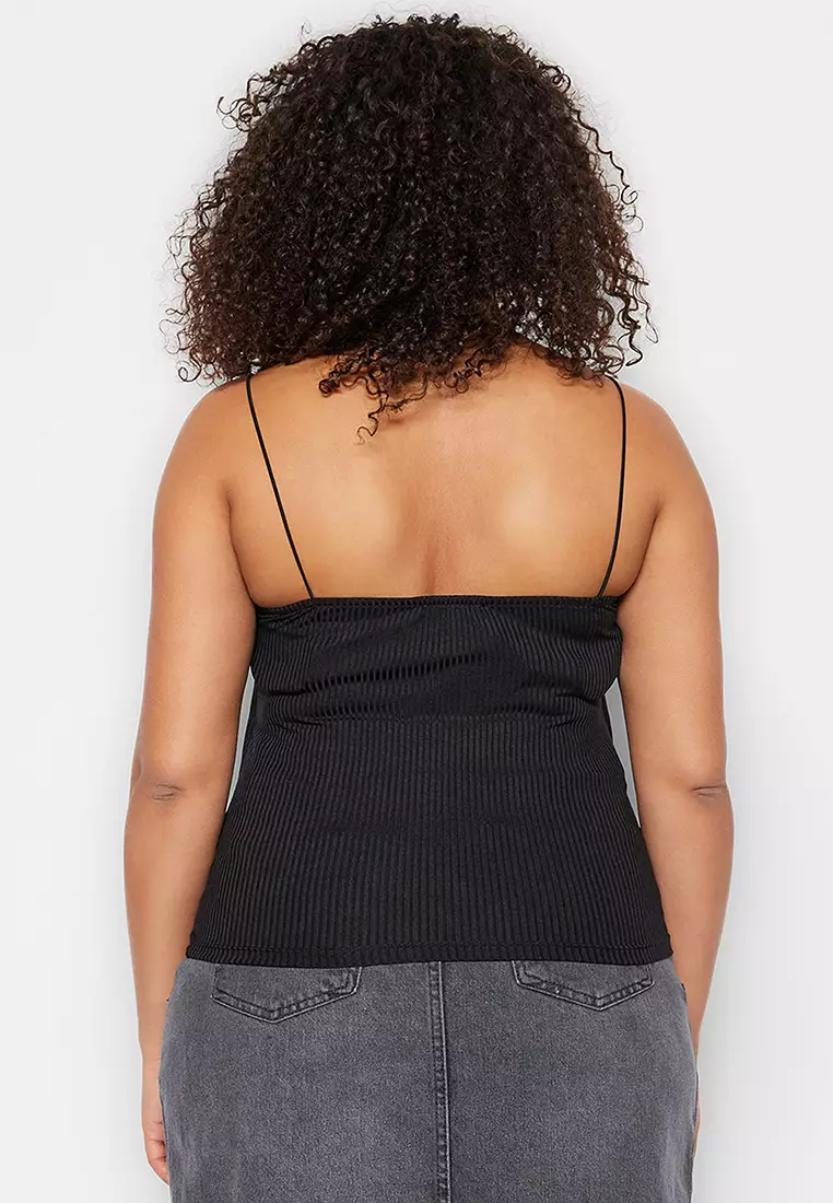 Plus Size Crop Tank Top