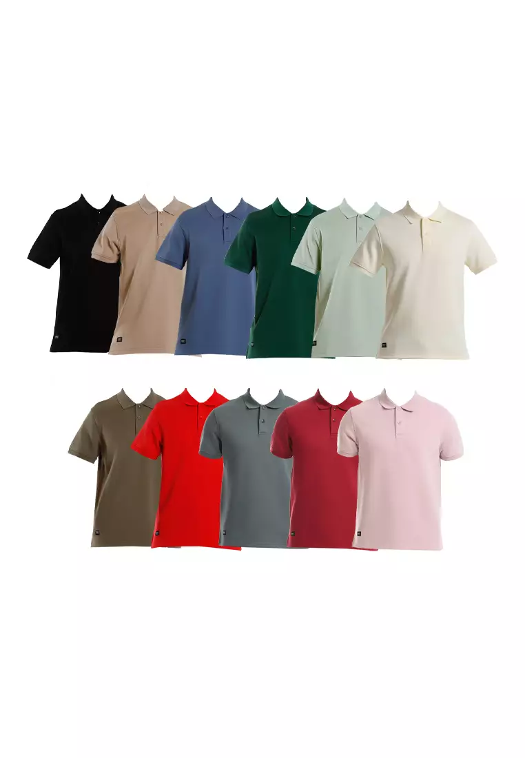 Forest Mens Cotton Slim Fit Polo Tee - 23961-15Beige