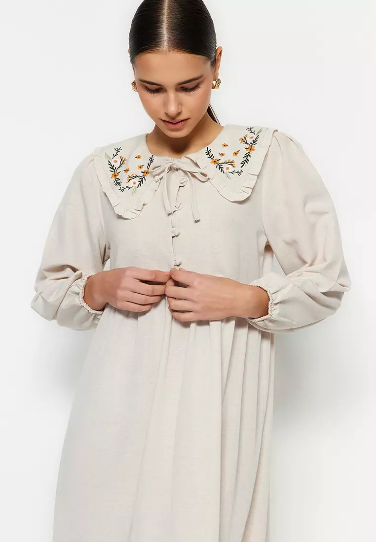 MODEST Tiered Midi Dress