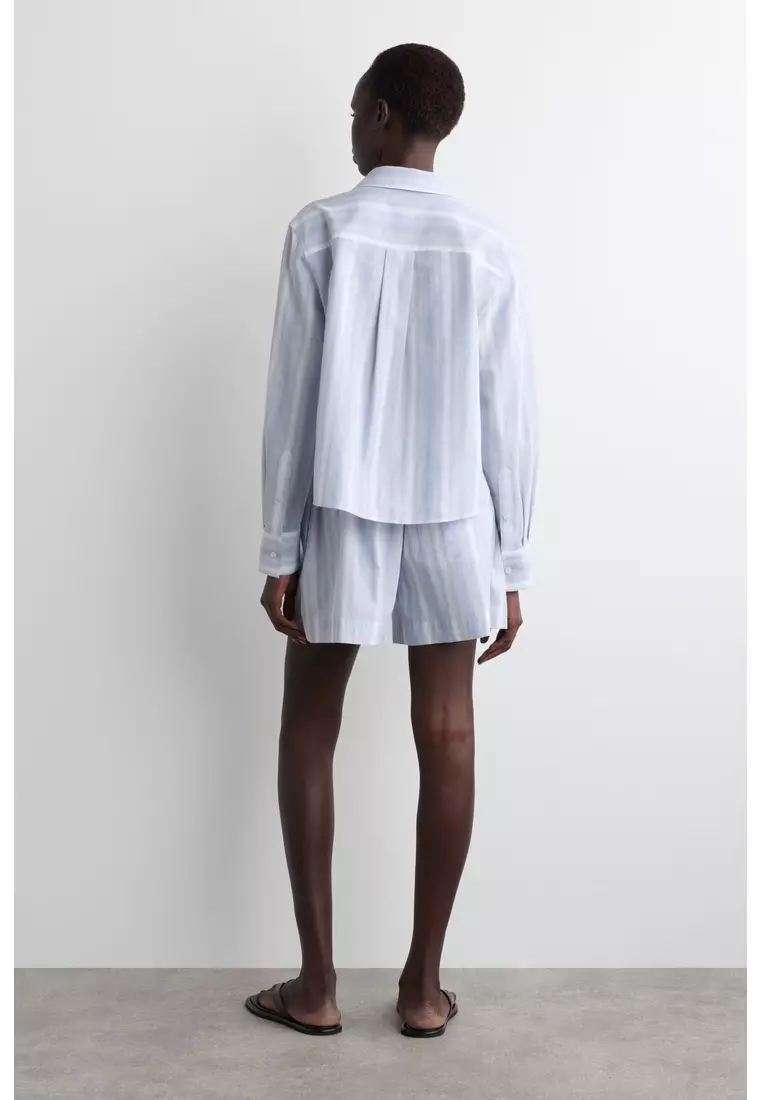 STRIPED SEERSUCKER SHORTS