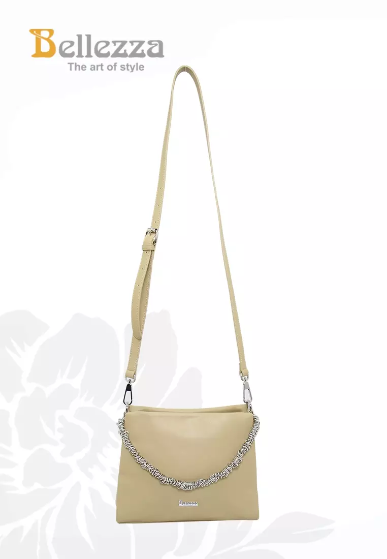 Bellezza Handbag CZ239 Beige