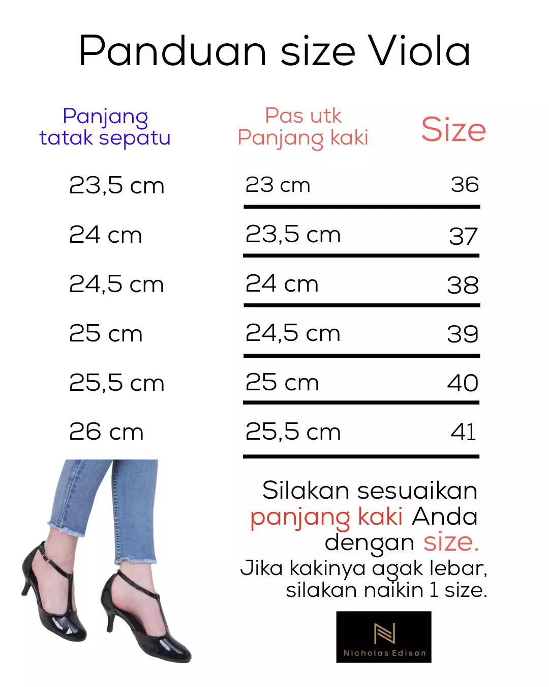 Nicholas Edison Heel Viola Black