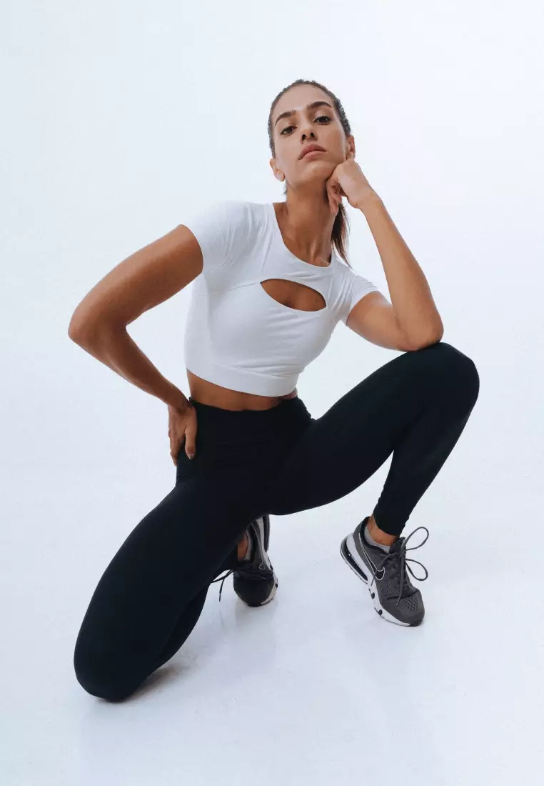 Lee Vierra LV LUX - Celeste F/L Legging Highwaist, Celana Olahraga Wanita - Nebula