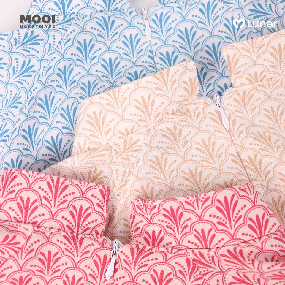 Mooi Dress Dewasa Lunar Collection Hui Cheongsam Dress Adult - Cream