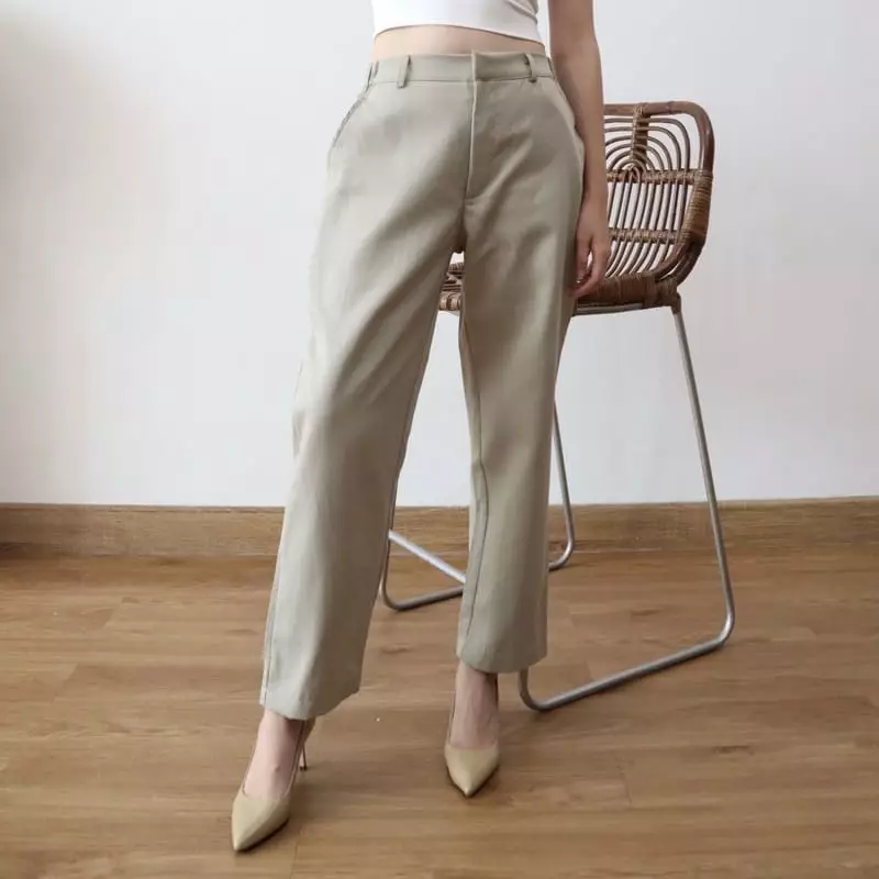 Jual MSMO MSMO Noona Pants Office Highwaist Pants Sage Original 2024