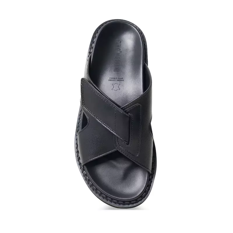 Sandal Kulit Pria Gino Mariani Arza Black