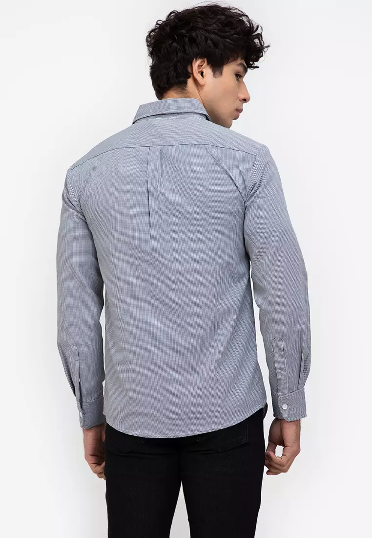 Cutaway collar dress top shirt