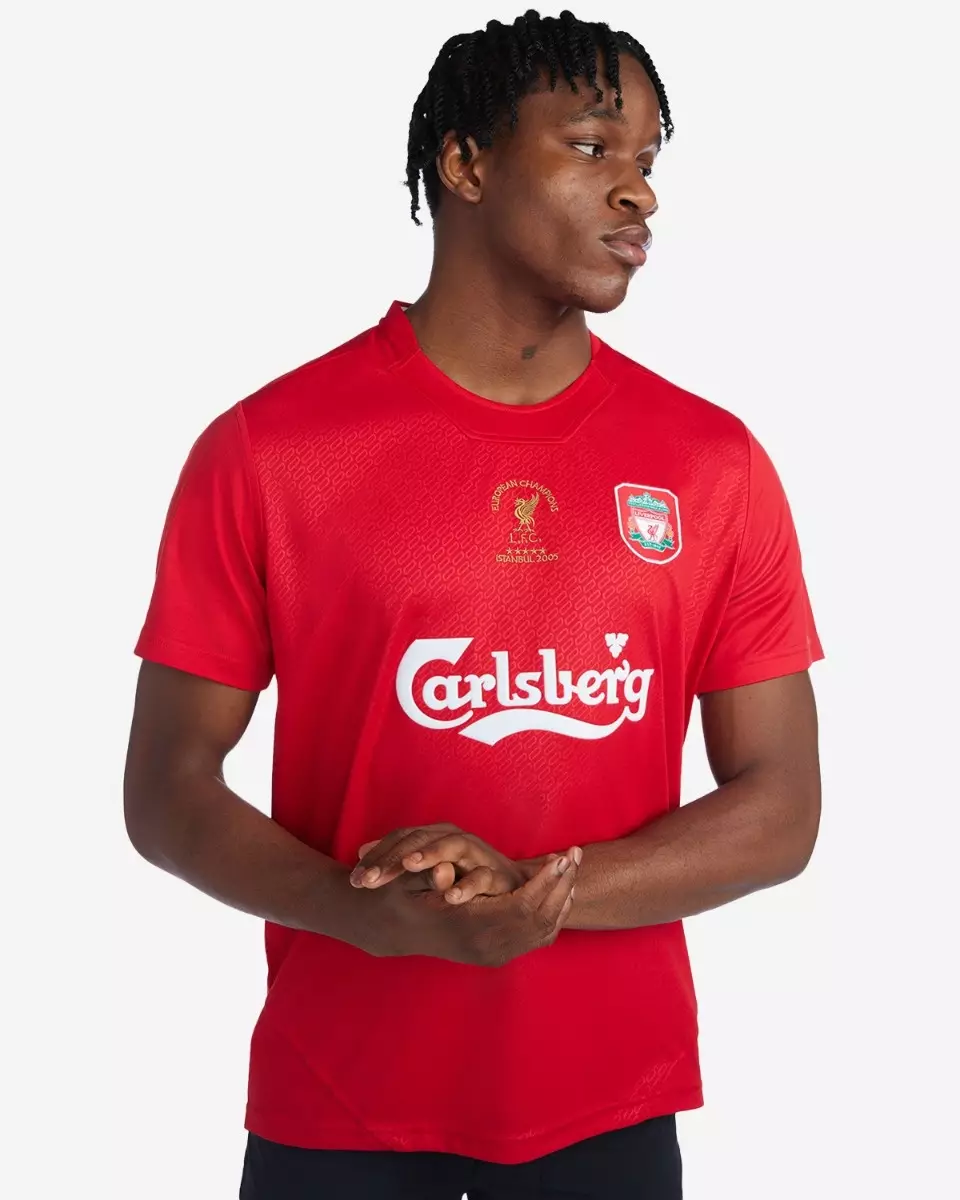 Liverpool FC 2005 Istanbul Home Shirt Men - Official LFC Jersey Original Pria