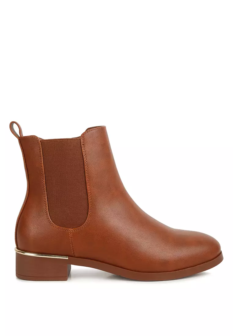 Discount on London Rag  shoes - SKU: Brown Winter Basic Ankle Boot
