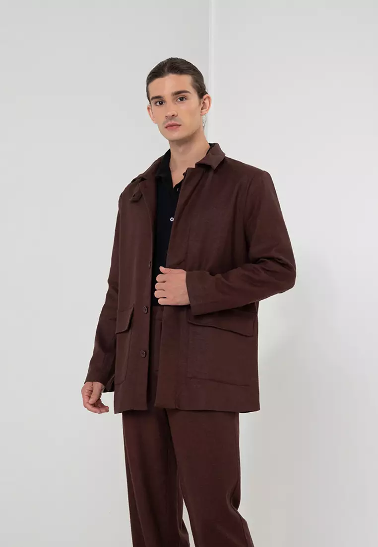 Zalora Studios Patch Pocket Trench Jacket ZALORA