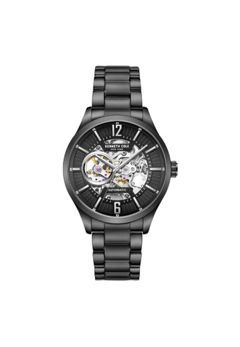 Kenneth Cole New York black Kenneth Cole New York Automatic Black Stainless Steel Unisex Watch KCWGL2232505 556D1AC6DFF459GS_1