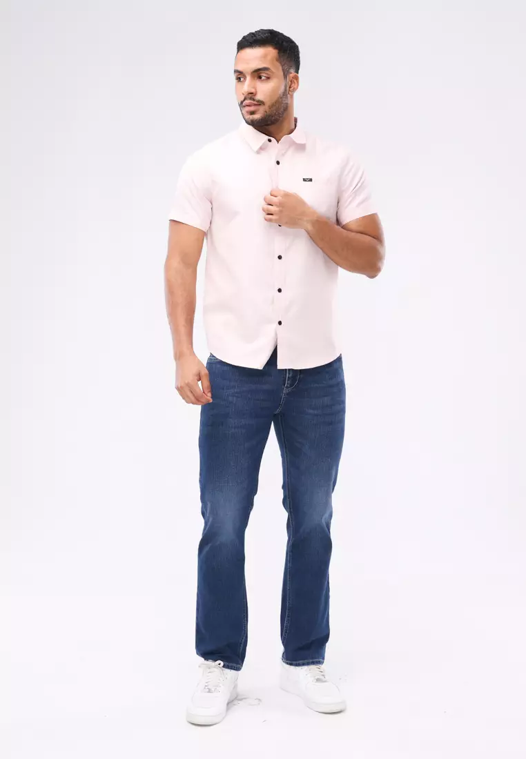 Woven Oxford Polo Short Sleeves