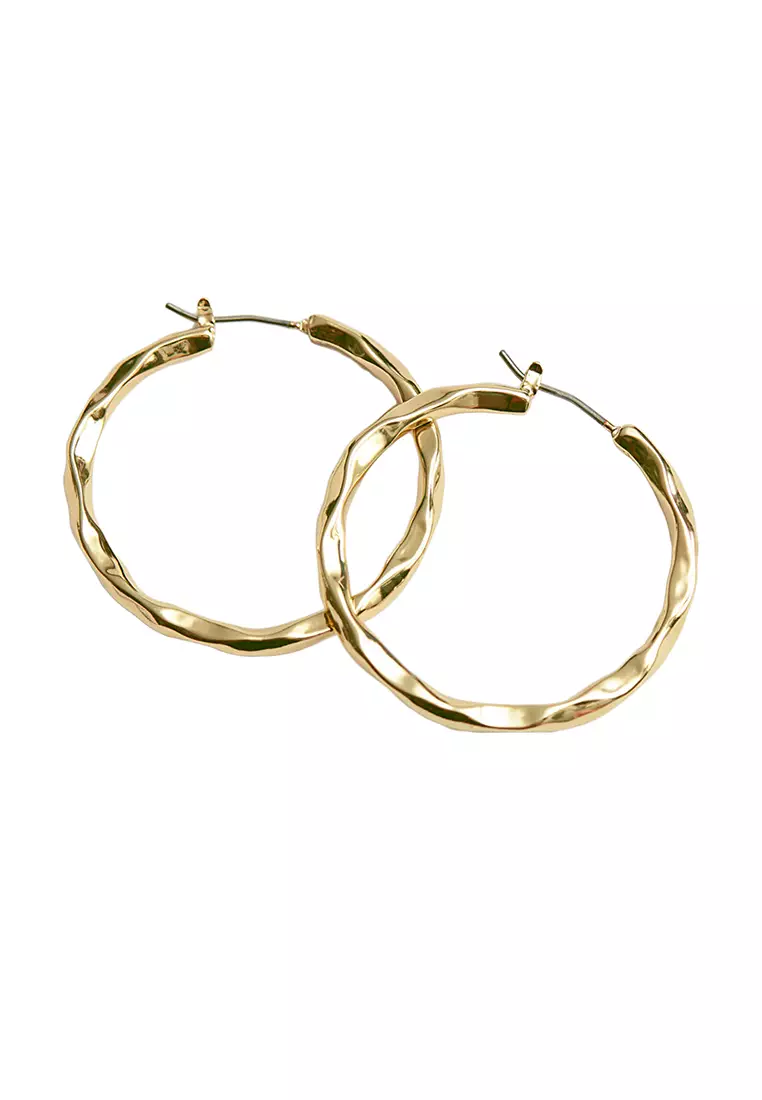 Buy Other Stories Hammered Mini Hoop Earrings Online ZALORA