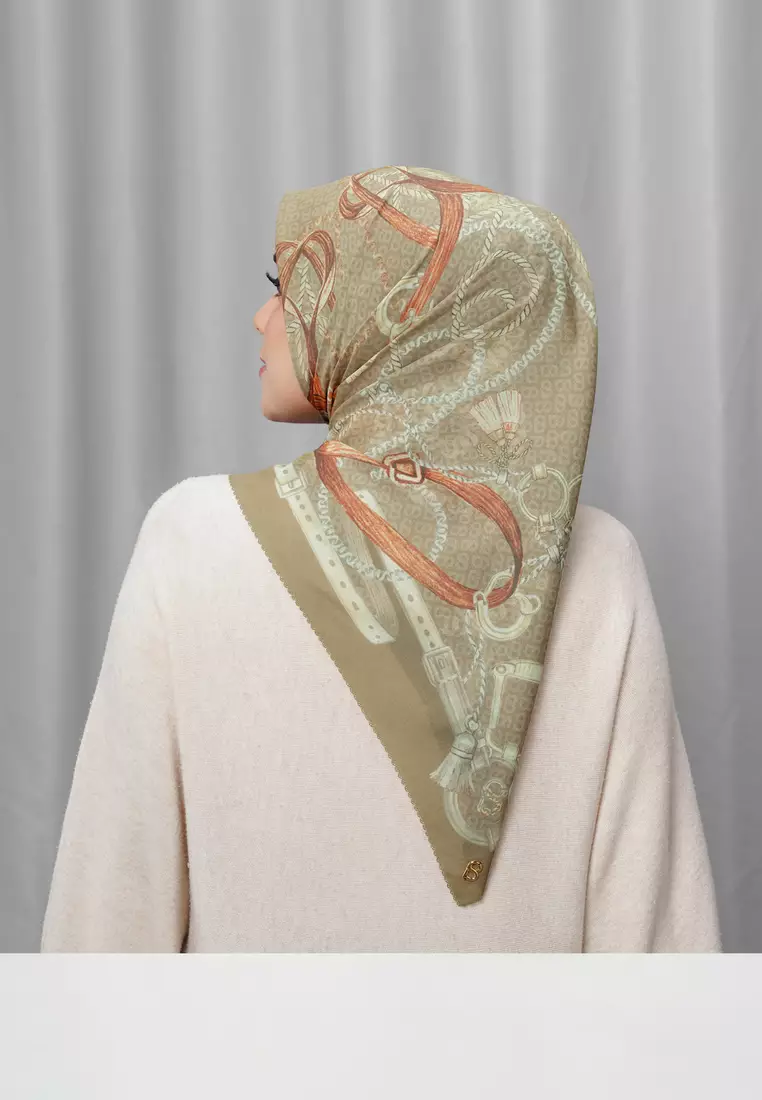 Alexandra Silk Jacquard Square - Tapestry