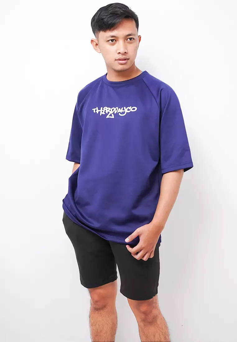 MTK63 Kaos Oversize Distro Pria Tdco Dateng Navy