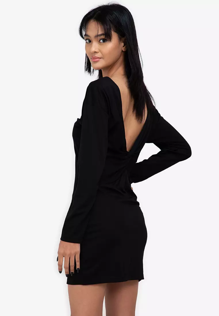 Buy ZALORA BASICS Jersey Twist Back T Shirt Dress 2024 Online