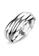 925 Signature silver 925 SIGNATURE Solid 925 Sterling Silver Broad 5 in 1 Interlink Wedding Ring 85D2AAC27DCAA9GS_1