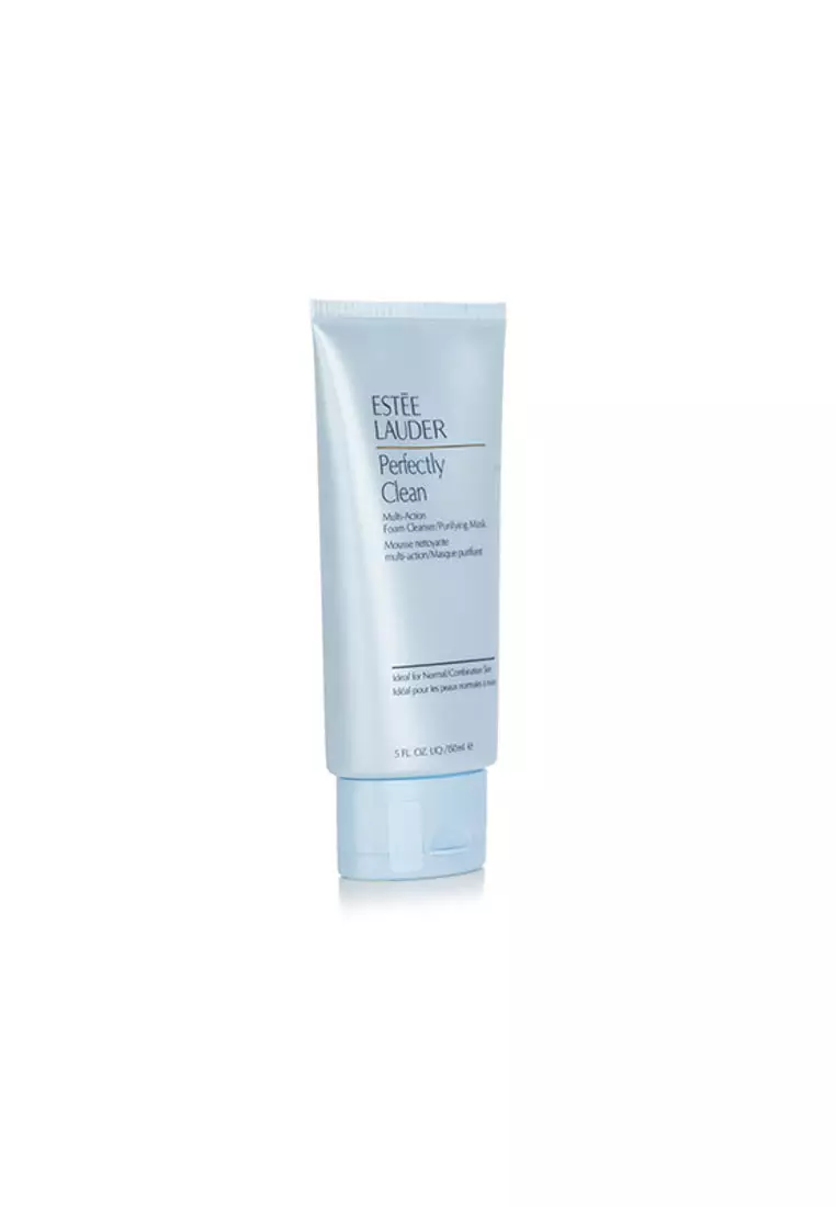 ESTÉE LAUDER - Perfectly Clean Multi-Action Foam Cleanser/ Purifying Mask 150ml/5oz.