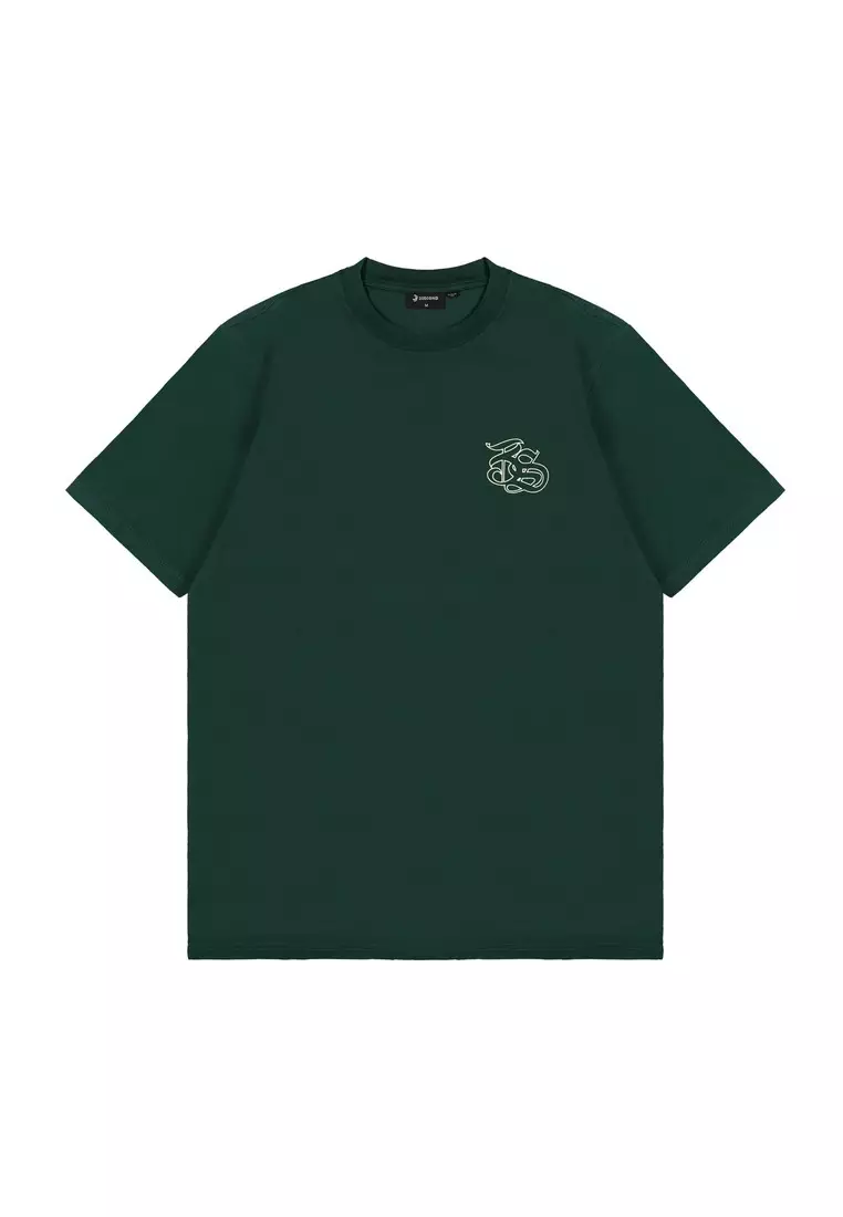 3Second Men's T-Shirt Short Sleeve Regular Fit Cotton Gruzz C241125