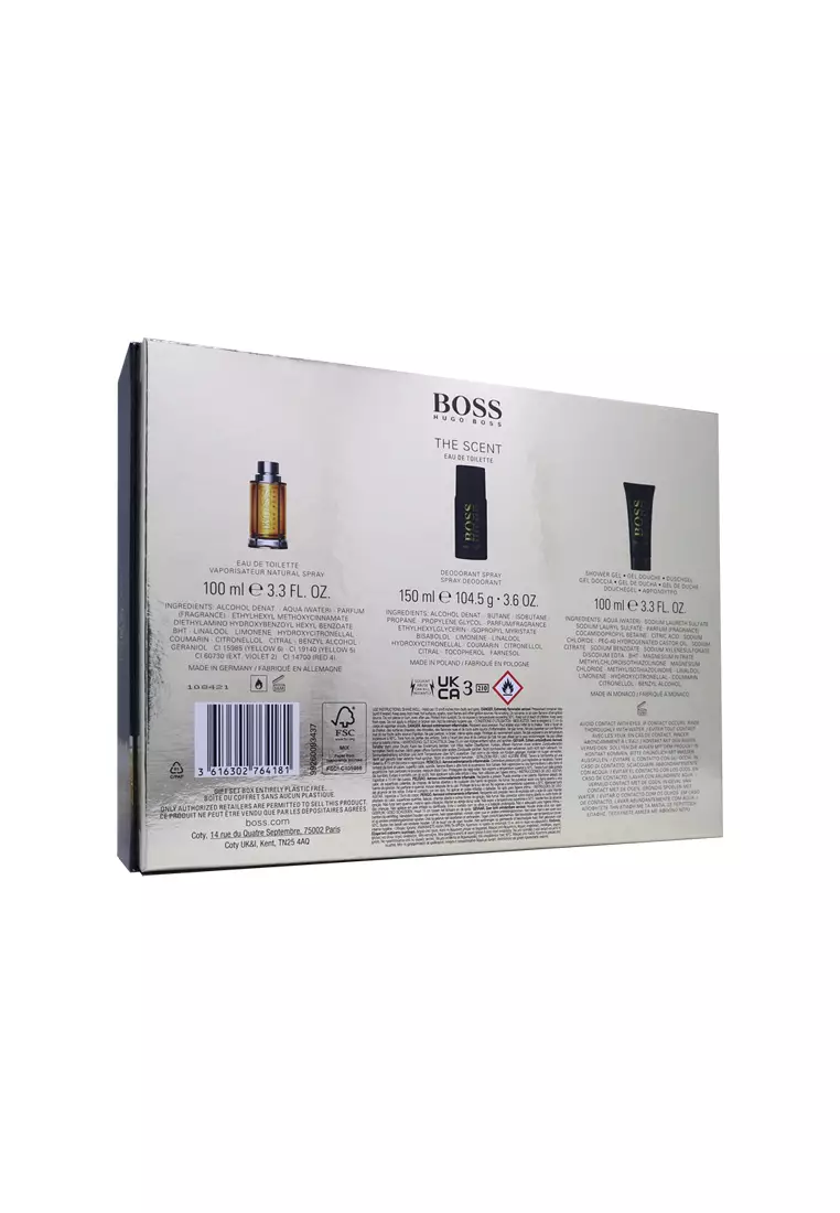 Hugo Boss Boss The Scent Man (Gift Set B) 100 ML + 150 ML + 100 ML