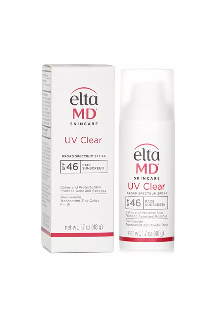 ELTAMD - UV Clear Facial Sunscreen SPF 46 - For Skin Types Prone To Acne, Rosacea & Hyperpigmentation 48g/1.7oz