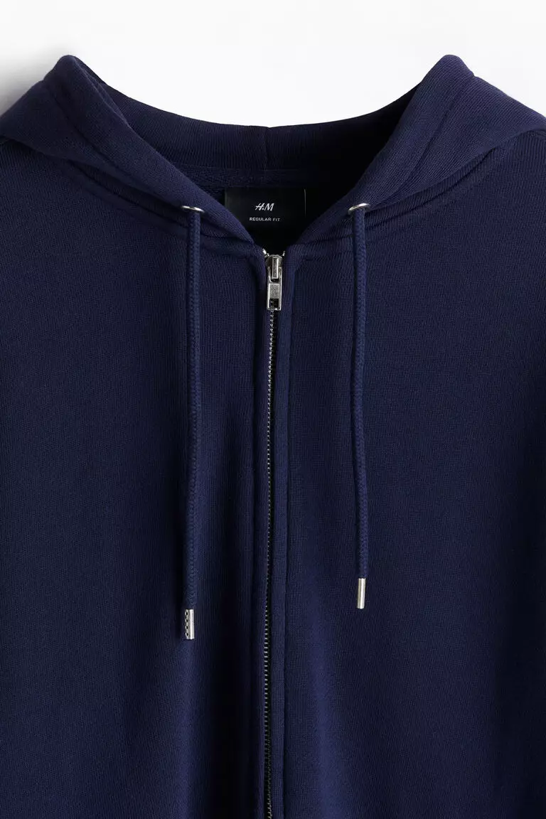 Zip-through hoodie