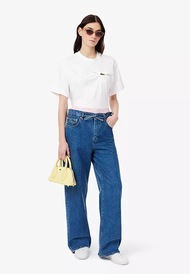 Oversized Draped Jersey T-shirt