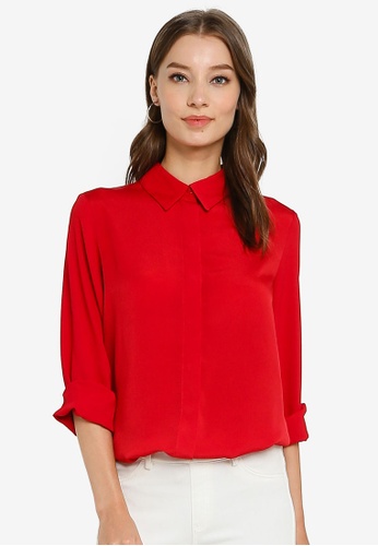Buy Mango Flowy Shirt Online Zalora Malaysia