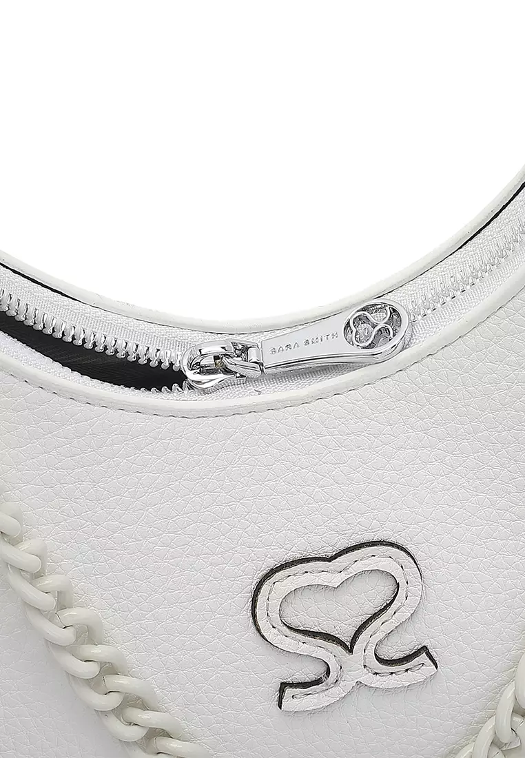 Women's Top Handle Bag / Sling Bag / Crossbody Bag / Shoulder Bag - White