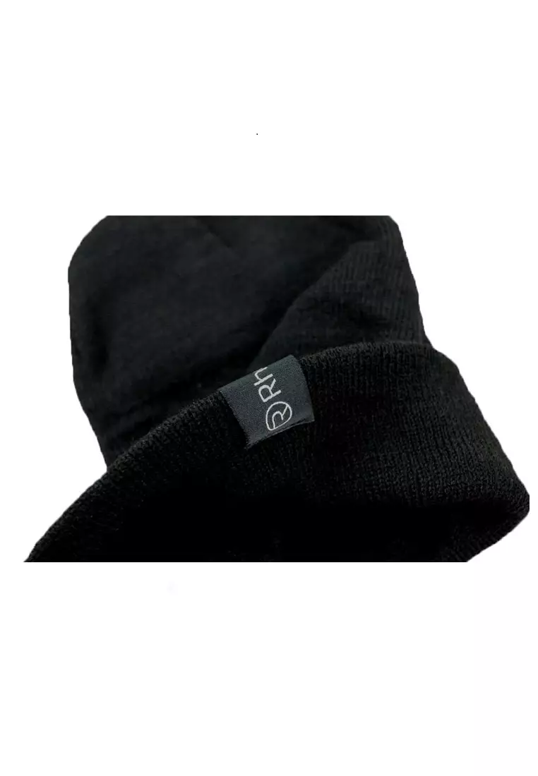 Jumpt Topi Kupluk Rajut Beanie Hat Unisex Comfortable Material Cotton ORIGINAL - Black