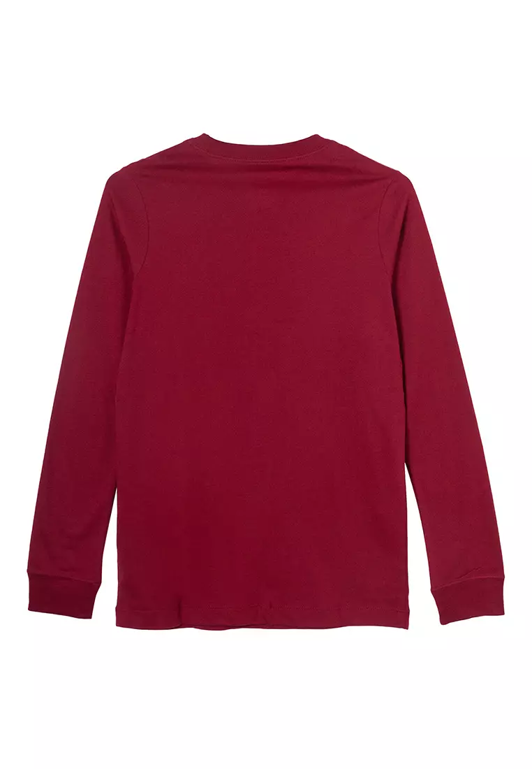 Red long hotsell sleeve dri fit