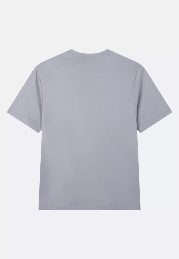 Giordano Men Luxe Touch Regular Fit Mercerized Cotton Short Sleeve T-Shirt