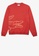 Lacoste red Men’s Crocodile Print Organic Cotton Fleece Sweatshirt 8C75EAACCC4E60GS_5