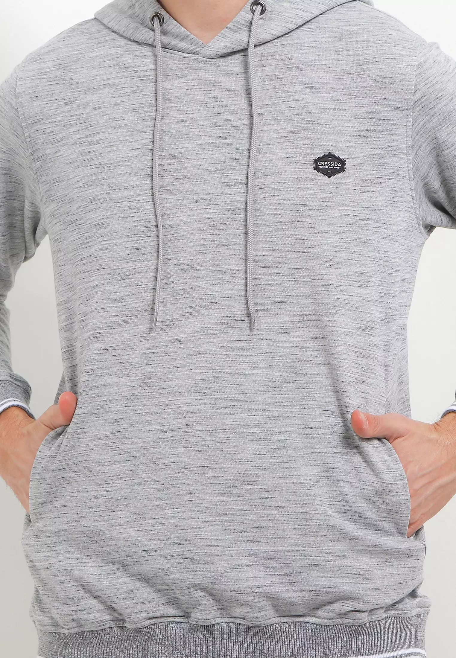 Cressida Pullover Sweatshirt Hoodie VB222G - Grey