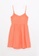 LC WAIKIKI orange V-Neck Strappy Mini Dress C2114AADC87446GS_6